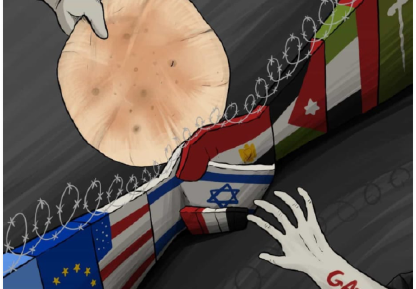 Graphic images to express the famine in Gaza